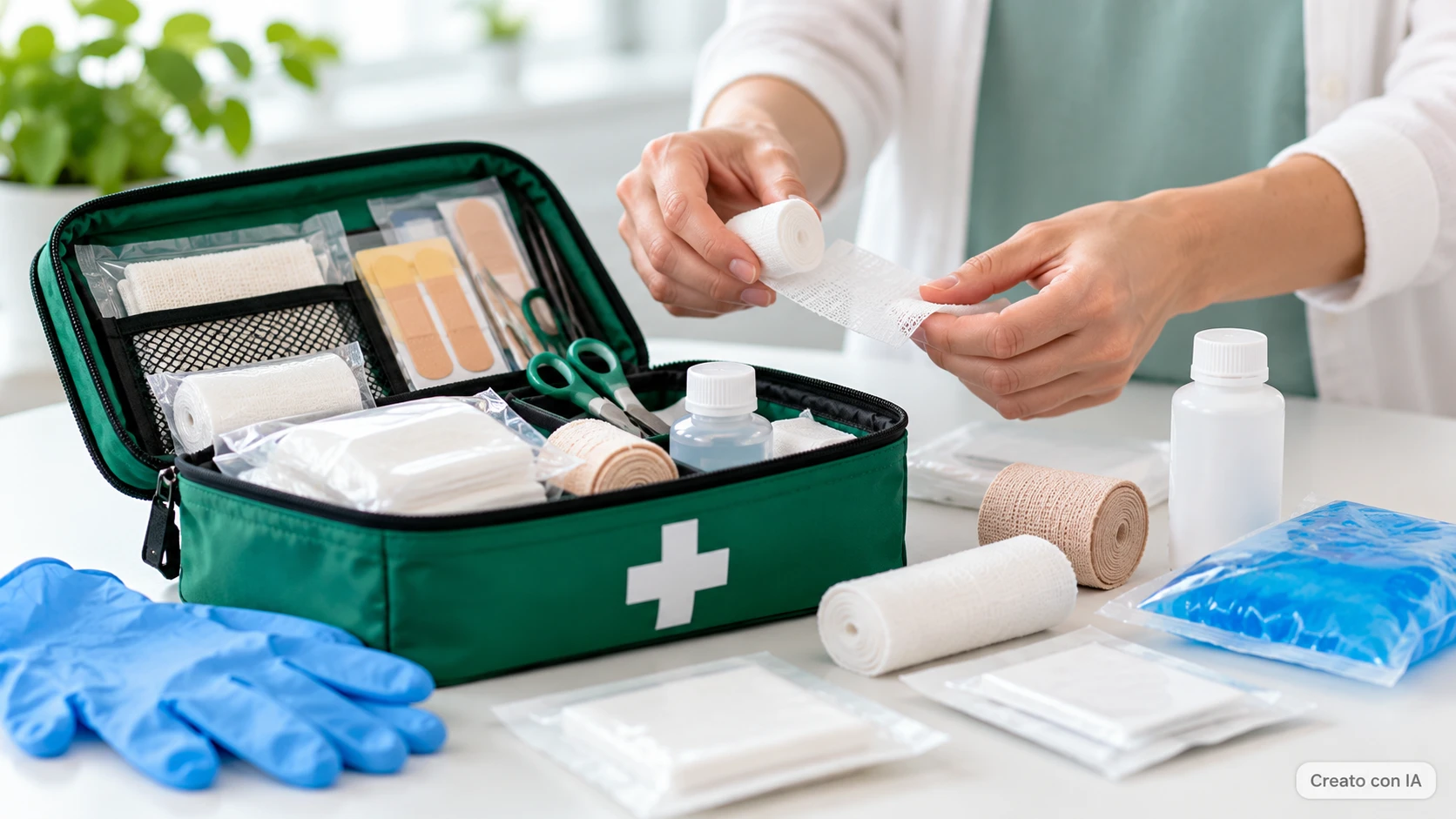 Kit di primo soccorso per le emergenze domestiche
